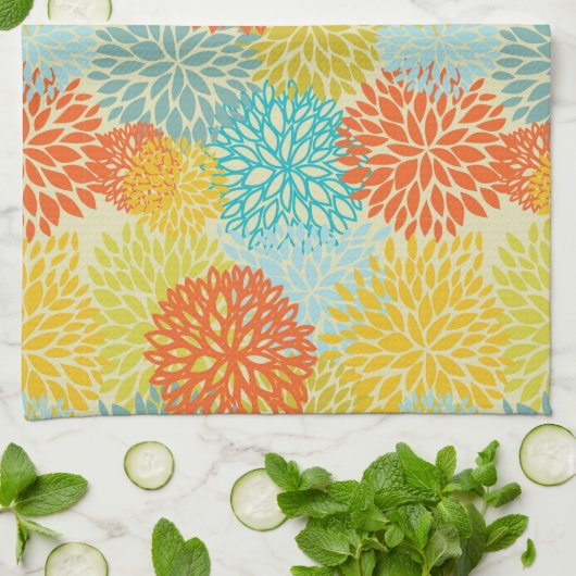 Florence patroon 3 theedoek (Gevouwen)