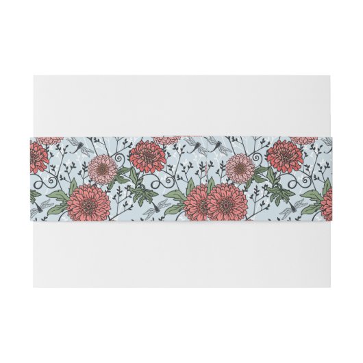 Florence patroon 3 uitnodigingen wikkel (Achterkant Voorbeeld)