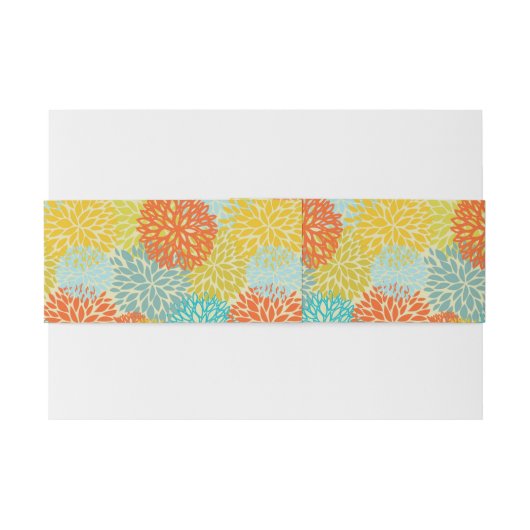 Florence patroon 3 uitnodigingen wikkel (Achterkant Voorbeeld)