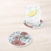 Florence patroon 3 zandsteen onderzetter (Zijkant)