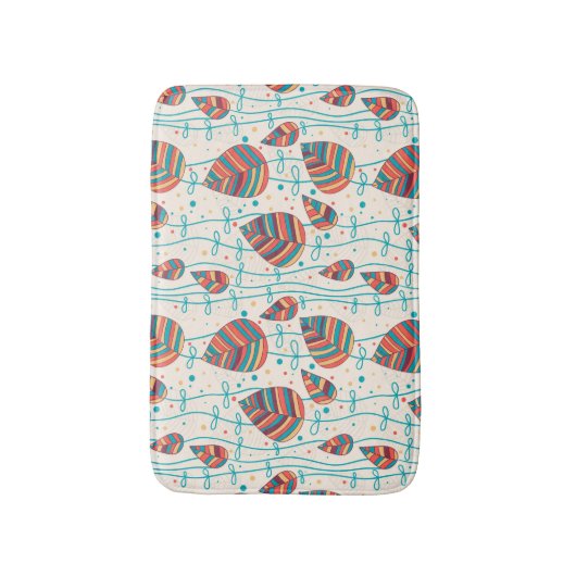 Florence patroon 5 badmat (Voorkant Verticaal)