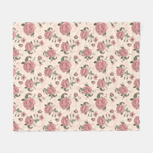 Florence patroon 5 fleece deken (Voorkant (Horizontaal))