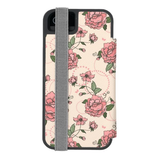 Florence patroon 5 incipio iPhone portemonnee hoesje (Agenda Achterkant)