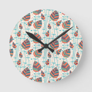 Florence patroon 5 ronde klok