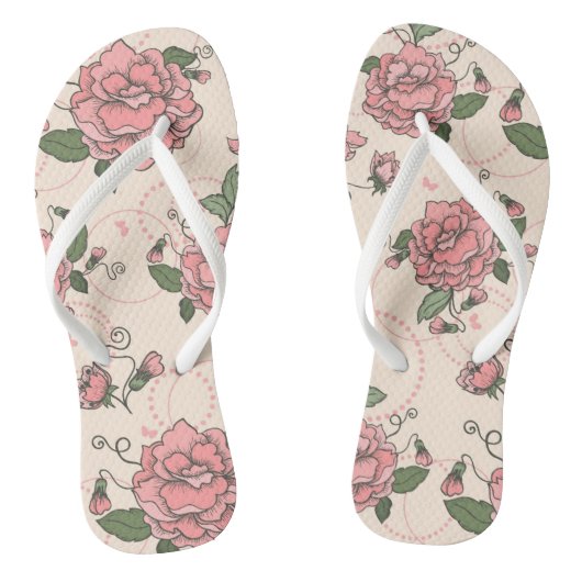 Florence patroon 5 teenslippers (Voetbed)