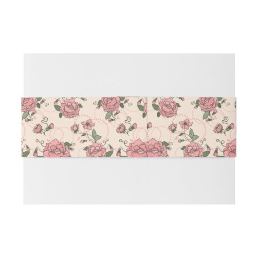 Florence patroon 5 uitnodigingen wikkel (Achterkant Voorbeeld)