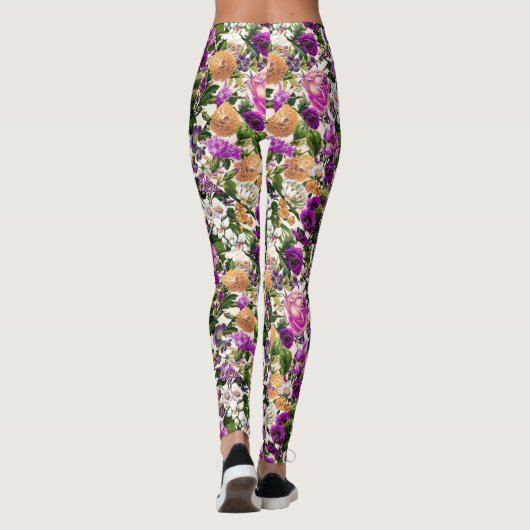 Florence:  patroon in de openlucht leggings (Achterkant)