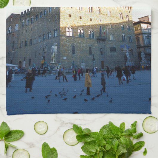 Florence - Piazza della Signoria Theedoek (Gevouwen)