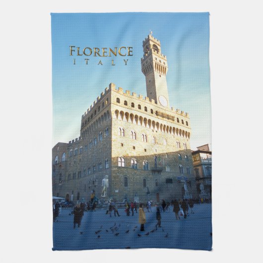 Florence - Piazza della Signoria Theedoek (Verticaal)