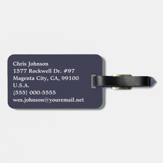 Florence - Ponte Vecchio Bagagelabel (Achterkant horizontaal)