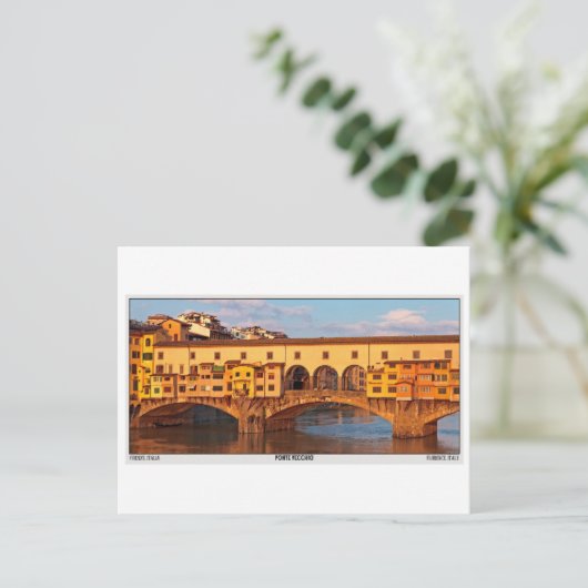 Florence - Ponte Vecchio Briefkaart (Staand voorkant)