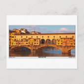 Florence - Ponte Vecchio Briefkaart (Voorkant)