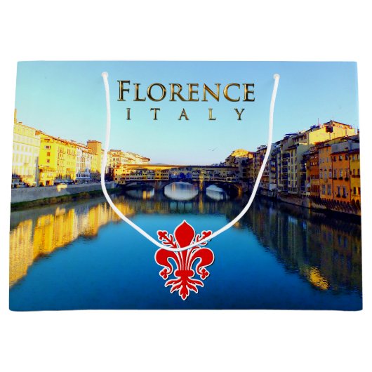 Florence - Ponte Vecchio Large Cadeautasje (Voorkant)