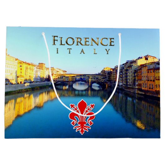 Florence - Ponte Vecchio Large Cadeautasje (Achterkant)