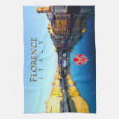 Florence - Ponte Vecchio Theedoek (Verticaal)