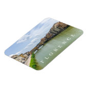 Florence Ponte Vecchio uitzicht koelkastmagneet Magneet (Linkerzijde)