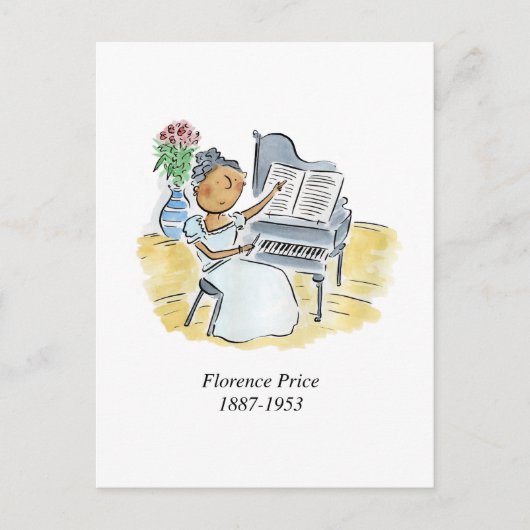 Florence Price Briefkaart (Voorkant)