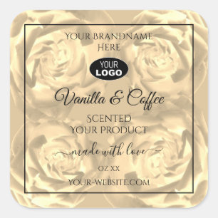 Florence Product Label Beige Rozen Cream Colors Lo