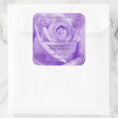 Florence Product Labels Paars Roos met palmbladere (Tas)