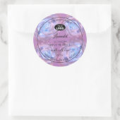 Florence Product Labels Paarse Blauwe Rozen met Lo (Tas)