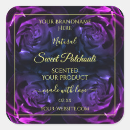 Florence Product Labels Roze Paarse bloeiende Roze