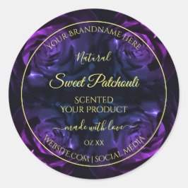 Florence Product Labels Roze Paarse bloeiende Roze