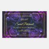 Florence Product Labels Roze Paarse bloeiende Roze (Voorkant)