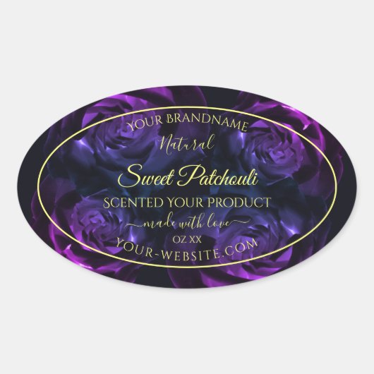 Florence Product Labels Roze Paarse bloeiende Roze (Voorkant)