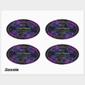 Florence Product Labels Roze Paarse bloeiende Roze (Vel)