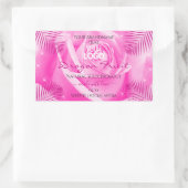 Florence Product Labels Roze Roze Palm Leaves Logo (Tas)