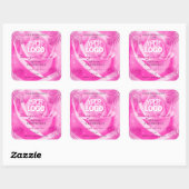 Florence Product Labels Roze Roze Palm Leaves Logo (Vel)
