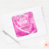 Florence Product Labels Roze Roze Palm Leaves Logo (Envelop)