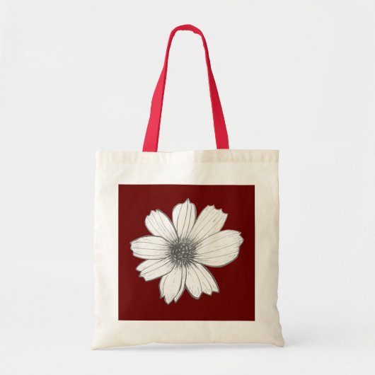 Florence Red Wine Tote Bag (Voorkant)