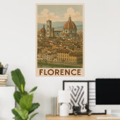 Florence Reis door de tijd Poster (Thuiskantoor)