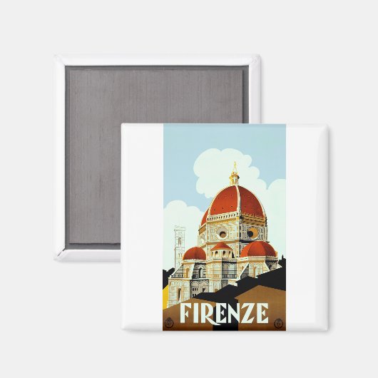 Florence-reisposter Magneet (Voorkant / Achterkant)