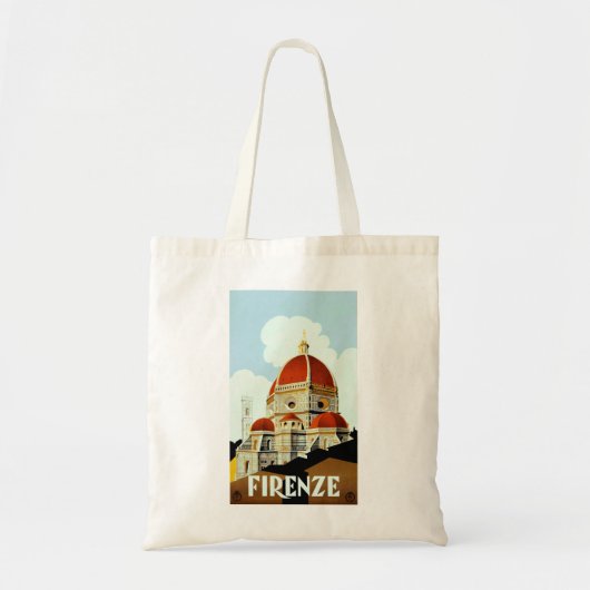 Florence-reisposter Tote Bag (Voorkant)