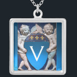 FLORENCE RENAISSANCE LITTLE ANGELS MONOGRAM ZILVER VERGULDEN KETTING<br><div class="desc">Elegant en klassiek Italiaans Florentijns meesterwerk uit de Bottega della Robbia ( Florence - Italië ) met een felle 3d gem stone .</div>