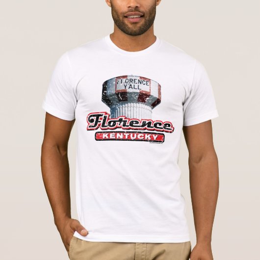 Florence Retro Fritt T T-shirt (Voorkant)