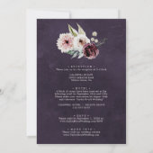 Florence-Romance in één | Plum Wedding Kaart (Achterkant)