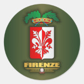 Florence Ronde Sticker (Voorkant)