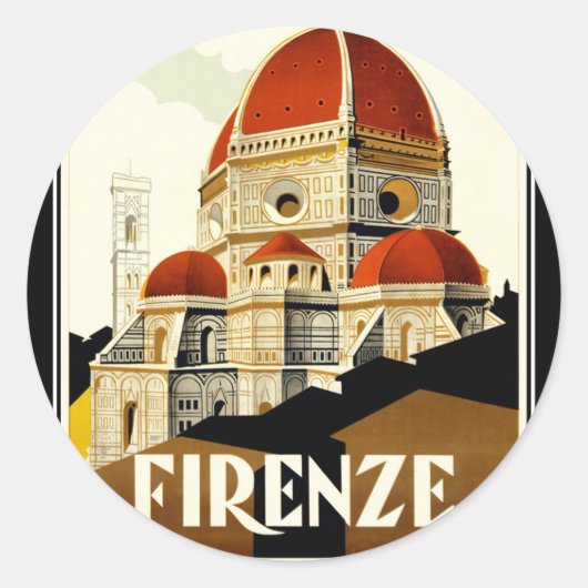FLORENCE RONDE STICKER (Voorkant)