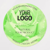 Florence Roos Yellow Green Paars Product Label Log (Design 2)