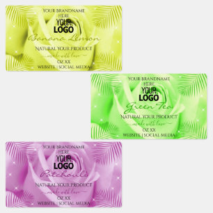 Florence Roos Yellow Green Paars Product Label Log