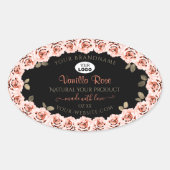 Florence Roses Black Product Package Label Logo (Voorkant)