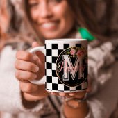 Florence roze monogram koffiemok