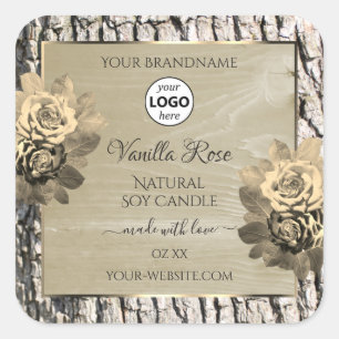 Florence Rozen Boom Bark Grain Labels Logo