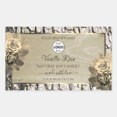 Florence Rozen Boom Bark Grain Labels Logo (Voorkant)