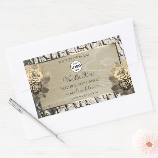 Florence Rozen Boom Bark Grain Labels Logo (Envelop)