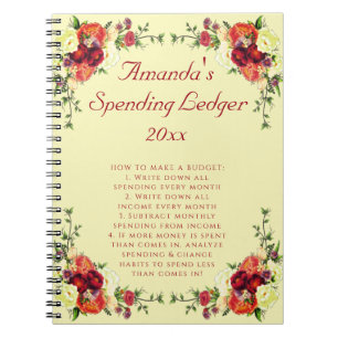 Florence Rozen Ledger Budget Notitieboek