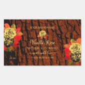 Florence Rozen Product Labels Hout Graanschors (Voorkant)